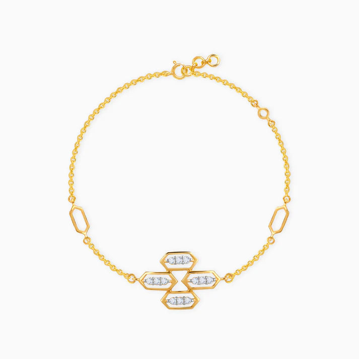 gold your grace diamond bracelet