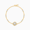 Gold Lithos Diamond Bracelet