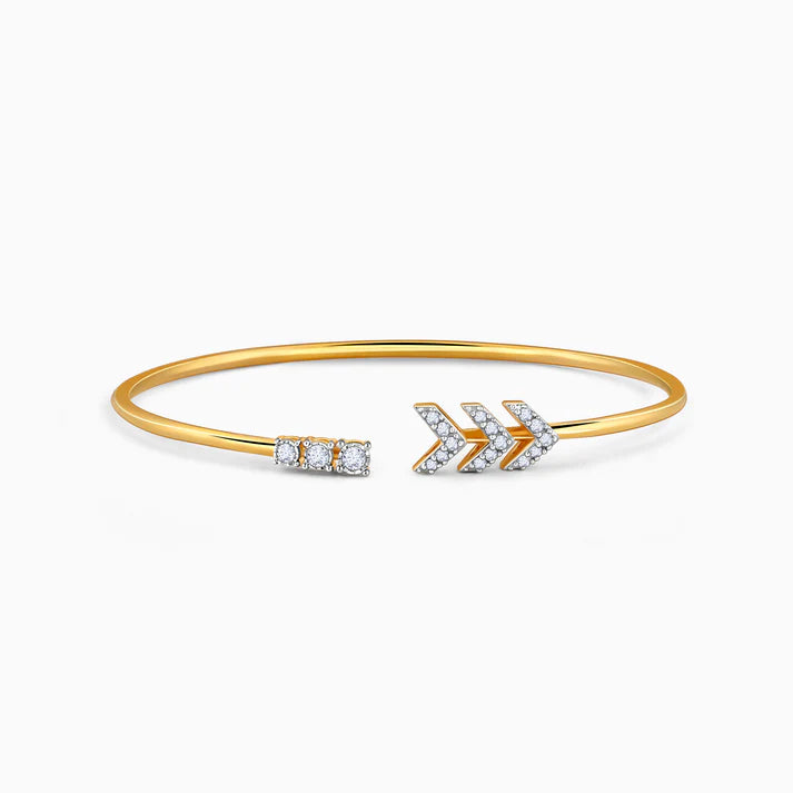 gold extraordinary shine diamond bracelet
