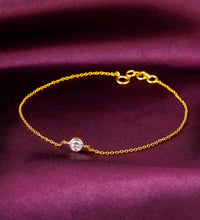 Gold Serene Sparkle Diamond Bracelet