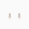 Rose Gold Saga Diamond Earrings
