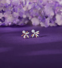 Rose Gold Shine On Diamond Earrings