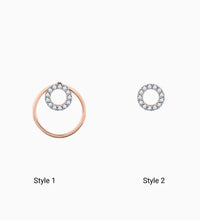 Rose Gold Bold & Bae Convertible Diamond Earrings