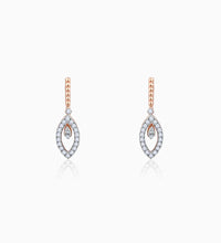 Rose Gold Gleam Diamond Earrings