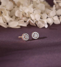 Rose Gold Classic Diamond Earrings