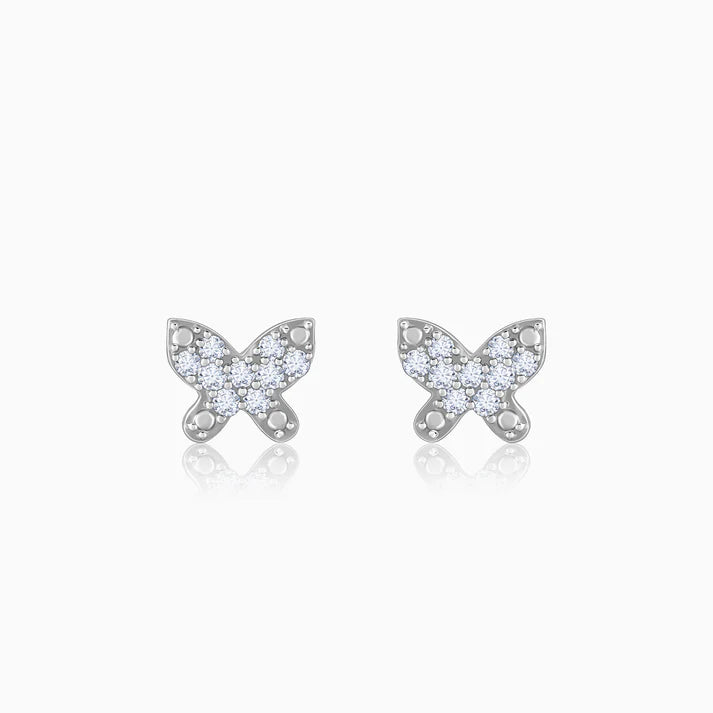 gold evolve diamond earrings