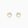 Gold Unfurl Diamond Earrings