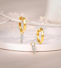 Gold Splendere Diamond Hoop Earrings