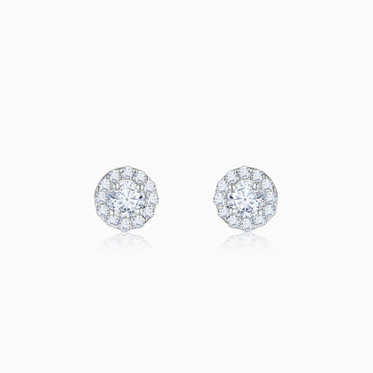 Gold Gorgeous Cluster Diamond Earrings