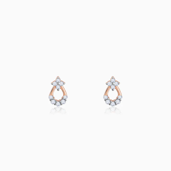 Rose Gold Blissful Dreams Diamond Earrings