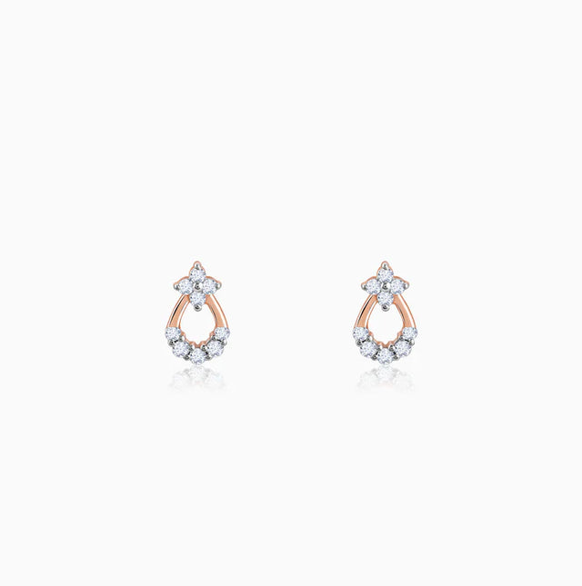 Rose Gold Blissful Dreams Diamond Earrings