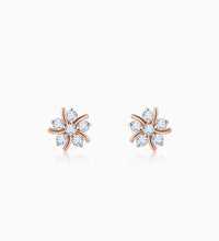 Rose Gold Elixir Diamond Earrings