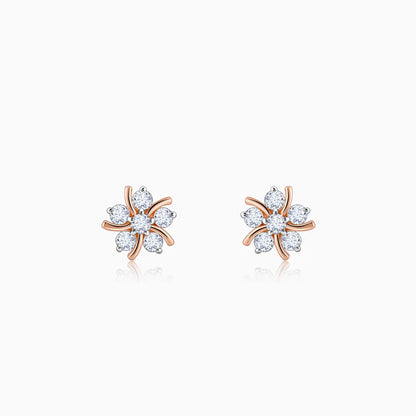 Rose Gold Elixir Diamond Earrings