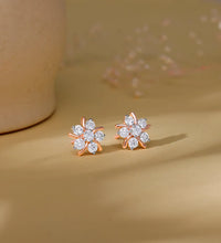 Rose Gold Elixir Diamond Earrings