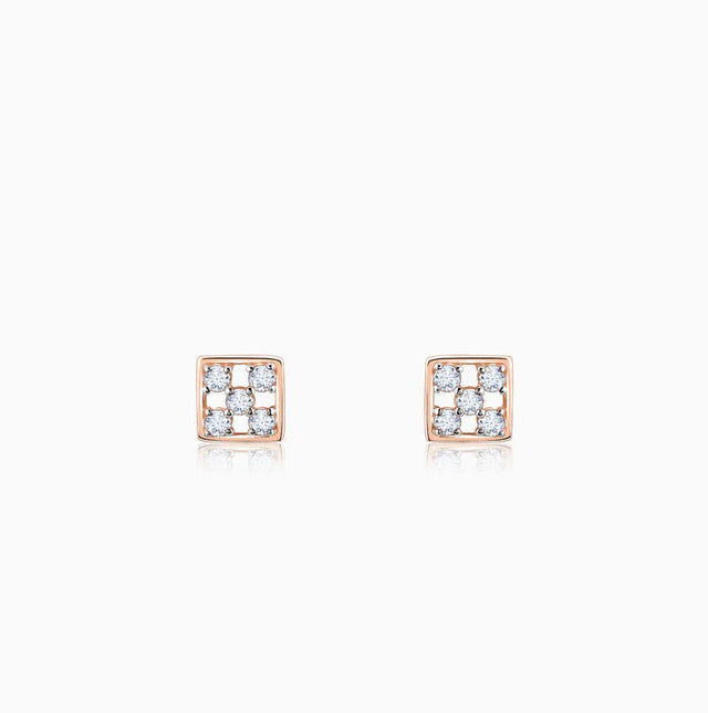 Rose Gold Blissful Moments Diamond Earrings