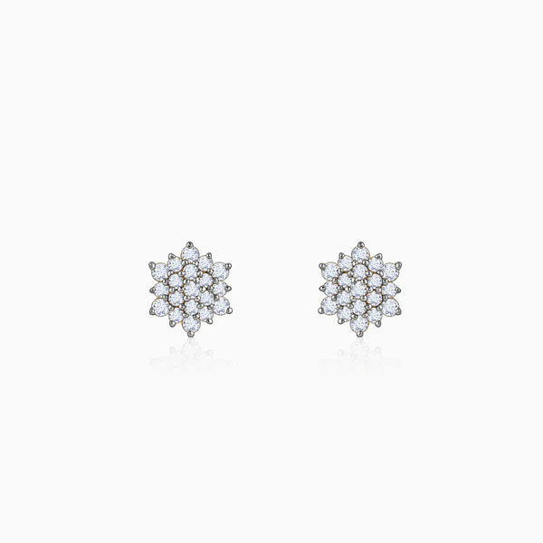 gold daisy delight diamond studs