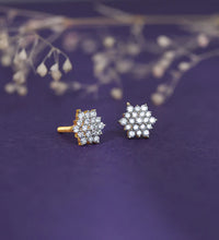 Gold Daisy Delight Diamond Studs