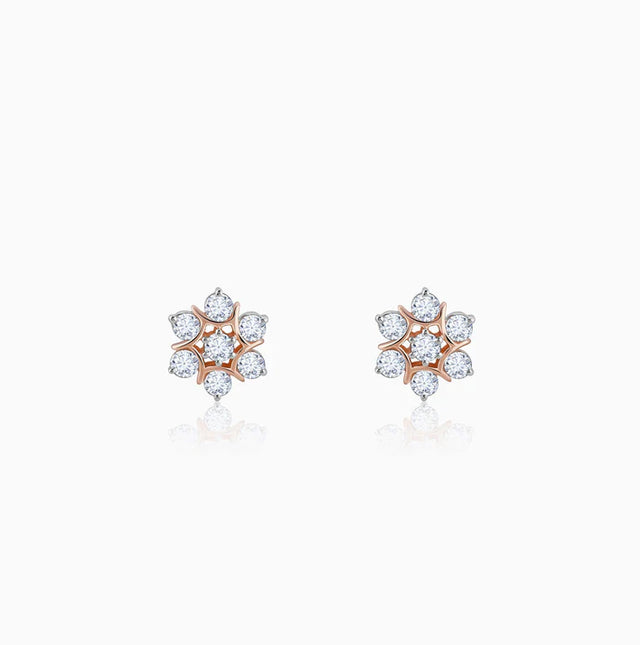 Gold Luminary Diamond Earrings