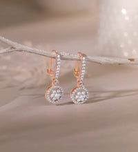 Rose Gold Harmony Diamond Drop Earrings