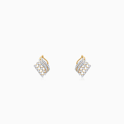 Gold Golden Dusk Diamond Earrings