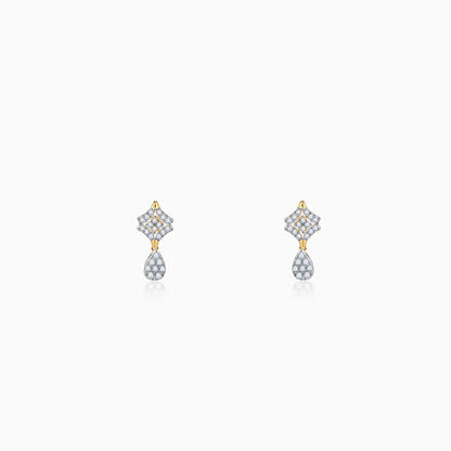 Gold Luminous Drops Diamond Earrings