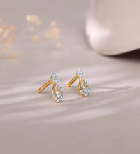 Gold Dewdrops diamond Earrings