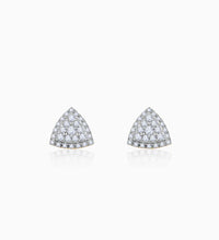 Gold Glitter Punch Diamond Earrings