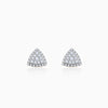 Gold Glitter Punch Diamond Earrings