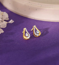 Gold Majestic Aura Diamond Earrings