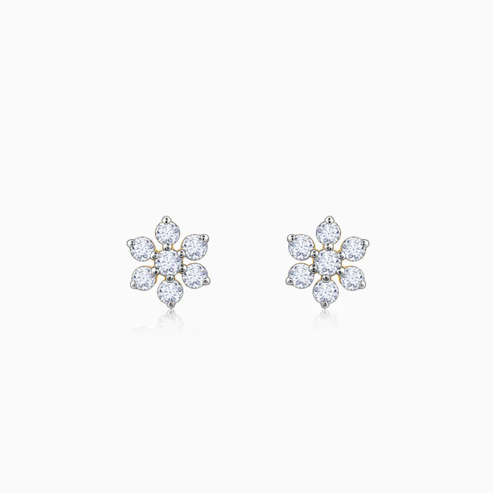 gold truly beau diamond earrings
