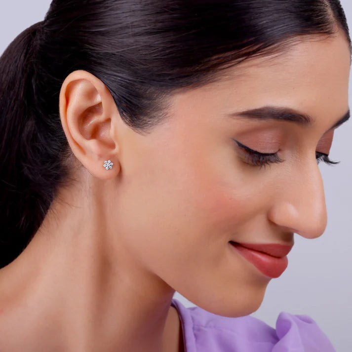 gold truly beau diamond earrings