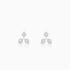 Gold Dignified Aura Diamond Earrings