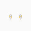 Gold Pear Elegance Diamond Earrings