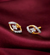 Gold Pear Elegance Diamond Earrings