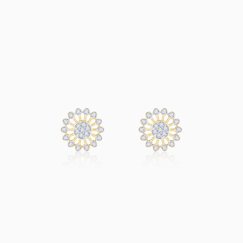 Gold Sparkler Diamond Earrings