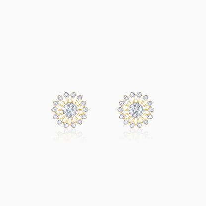 Gold Sparkler Diamond Earrings