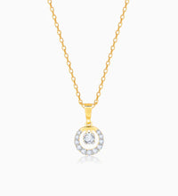 Gold Enchanted Touch Diamond Pendant