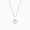 Gold Enchanted Touch Diamond Pendant