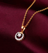 Gold Enchanted Touch Diamond Pendant