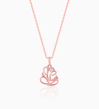 Rose Gold Ganesha Diamond Pendant