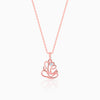 Rose Gold Ganesha Diamond Pendant