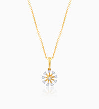 Gold Sparkle Diamond Pendant