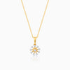 Gold Sparkle Diamond Pendant