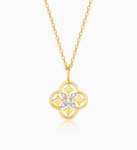 Gold Mystique Bloom Diamond Pendant