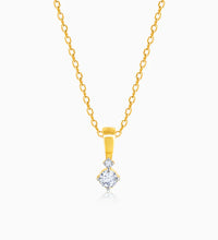 Gold Captivating Diamond Pendant