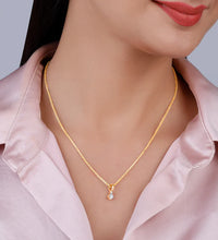 Gold Captivating Diamond Pendant