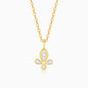 Gold Flawless Flower Diamond Pendant