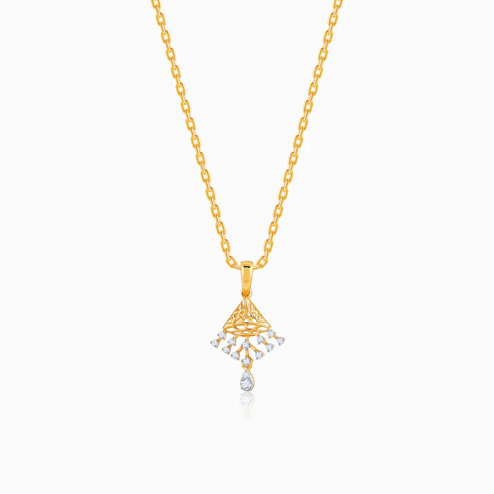 Gold Unstoppable Shine Diamond Pendant