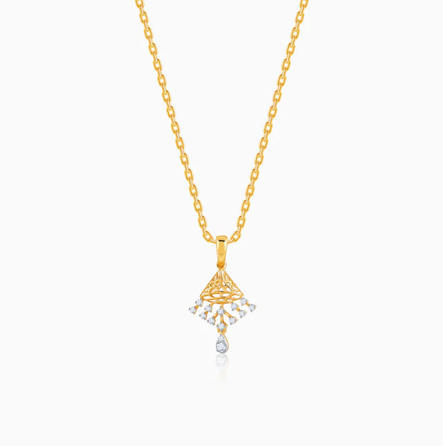 Gold Unstoppable Shine Diamond Pendant