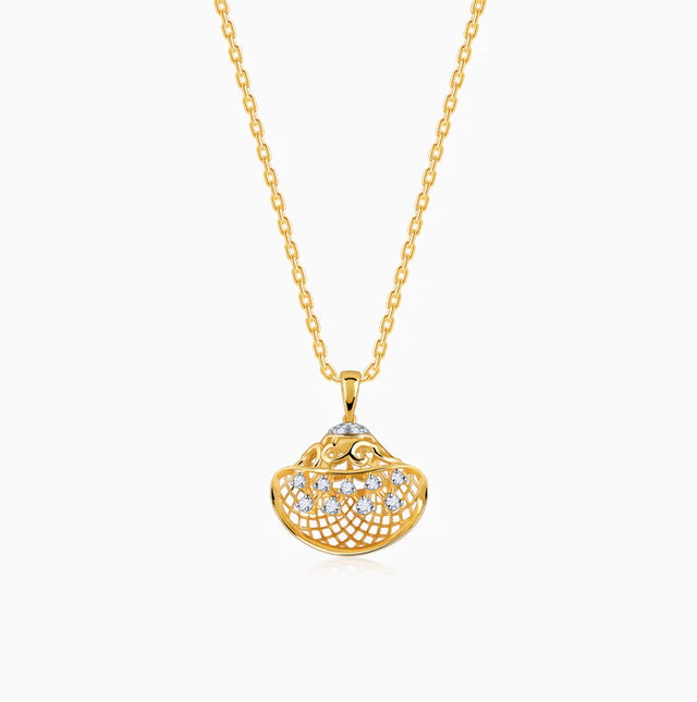 Gold Dream Radiance Diamond Pendant